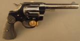 WW1 Colt New Service Commercial Revolver .455 - 1 of 12