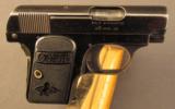 Colt Vest Pocket Pistol 25 Auto Model 1908 - 1 of 6