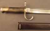 Japanese Arisaka Type 30 Bayonet & Scabbard - 2 of 6