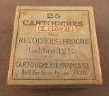 Rare French Pinfire Shot Cartridges 12mm in Box - 1 of 5