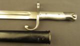 Argentine Alloy Grip Model 1891 Bayonet & Scabbard - 4 of 5