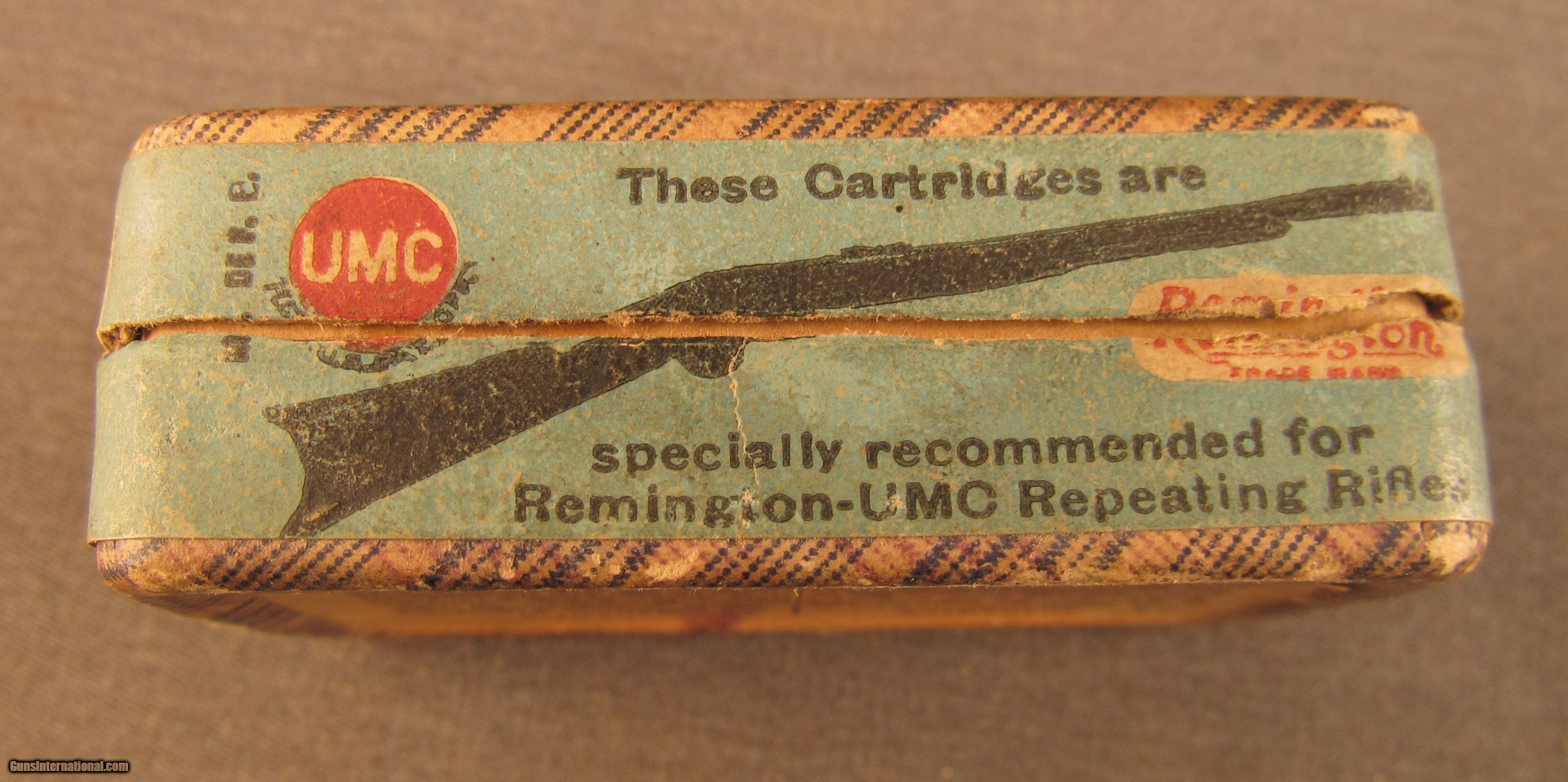 Remington Ammo Box 22 Short Lesmok Hollow Point 1912-1916