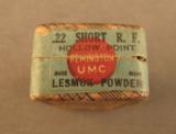 Remington Ammo Box 22 Short Lesmok Hollow Point 1912-1916 - 5 of 7