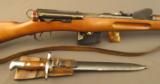 Antique Swiss Model 1889 Schmidt-Rubin Rifle with Matching Bayonet - 1 of 12