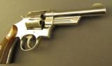 S&W .38/44 Heavy Duty Nickel Revolver with Gold Box (Pre-Model 20) - 3 of 12