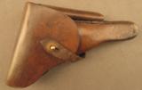Bulgarian Possible Party leader marked Luger  Holster - 1 of 12