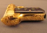 Exquisite John Adams Engraved, Gold-Finished Browning .25 Pistol - 6 of 10