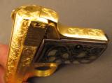 Exquisite John Adams Engraved, Gold-Finished Browning .25 Pistol - 5 of 10