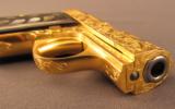 Exquisite John Adams Engraved, Gold-Finished Browning .25 Pistol - 9 of 10