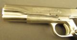 Colt Government Series 70 MK IV Nickel 1911 A1 Pistol 45 ACP. - 6 of 12