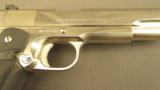 Colt Government Series 70 MK IV Nickel 1911 A1 Pistol 45 ACP. - 3 of 12