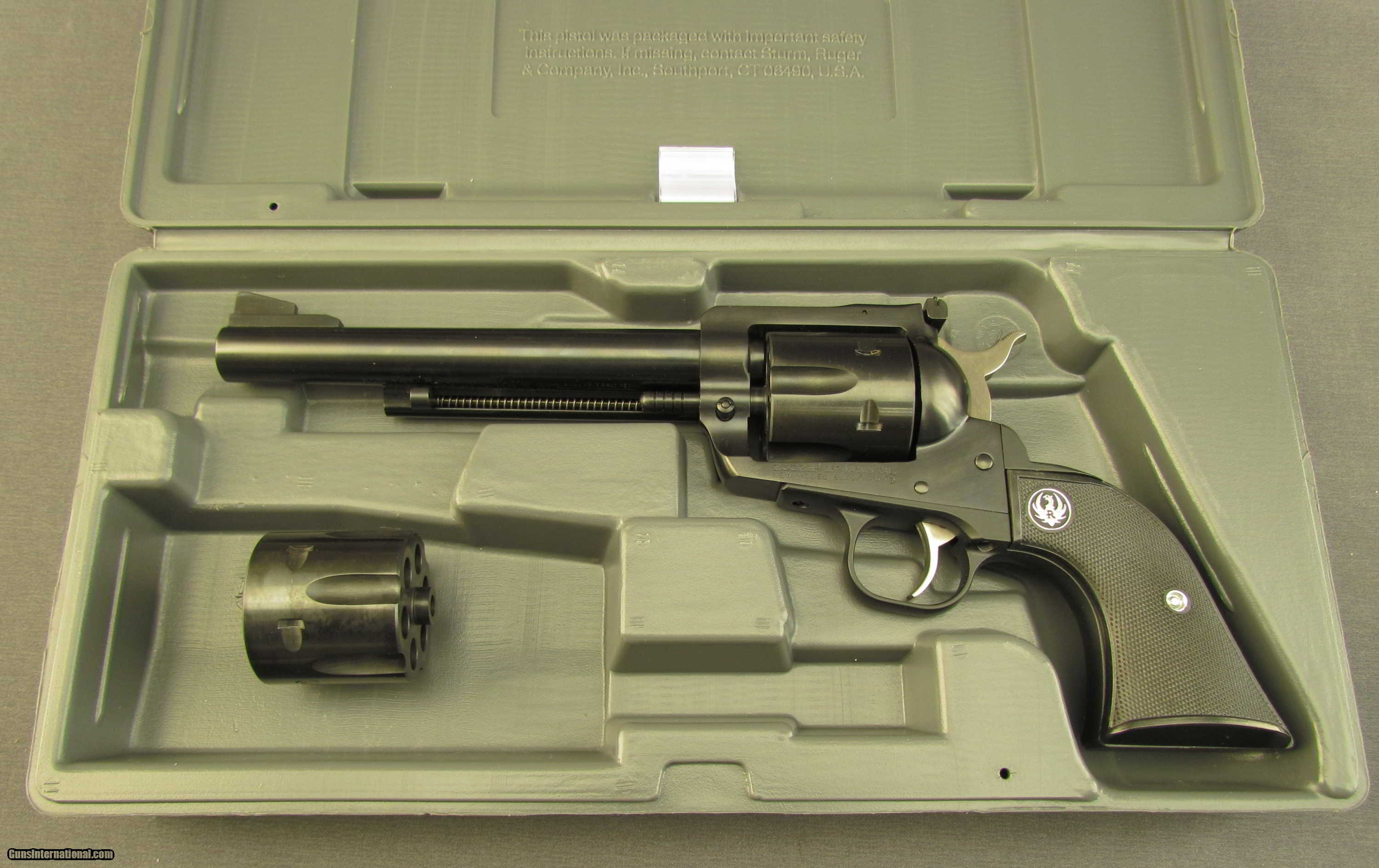 Ruger New Model Blackhawk Convertible 357 9mm Revolver