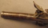 British Cannon Barreled Flintlock Turn-Off Pistol by Blair & Lea - 10 of 12