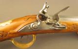 Exquisite 18th Century Gold Embellished German Flintlock Hunting Rifle - 8 of 12