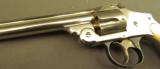 S&W 4th Model .38 Safety Hammerless Revolver (Long Barrel) - 7 of 12
