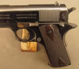 WW1 Colt 1911 45 Auto Pistol Commercial Model Built on Government Fram - 5 of 12