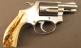 S&W Model 60 with Stag Grips 38 Special CCW - 1 of 10