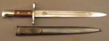Swiss Model 1889/11 Schmidt Rubin Bayonet & Scabbard - 1 of 6