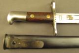 Swiss Model 1889/11 Schmidt Rubin Bayonet & Scabbard - 2 of 6