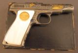 Engraved & Gold Inlaid Remington Model 51 Pistol - 1 of 12
