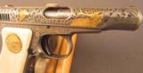 Engraved & Gold Inlaid Remington Model 51 Pistol - 3 of 12