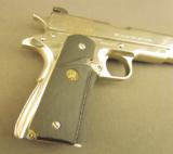Colt Government Series 70 MK IV Nickel 1911 A1 Pistol 45 ACP. - 2 of 12