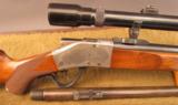 Custom Engraved Sharps Borchardt Varmint Rifle w/ extra 45-70 Barrel - 1 of 12