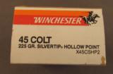 Winchester Super X 45 Colt 225 Grain Silvertip Ammunition - 2 of 3