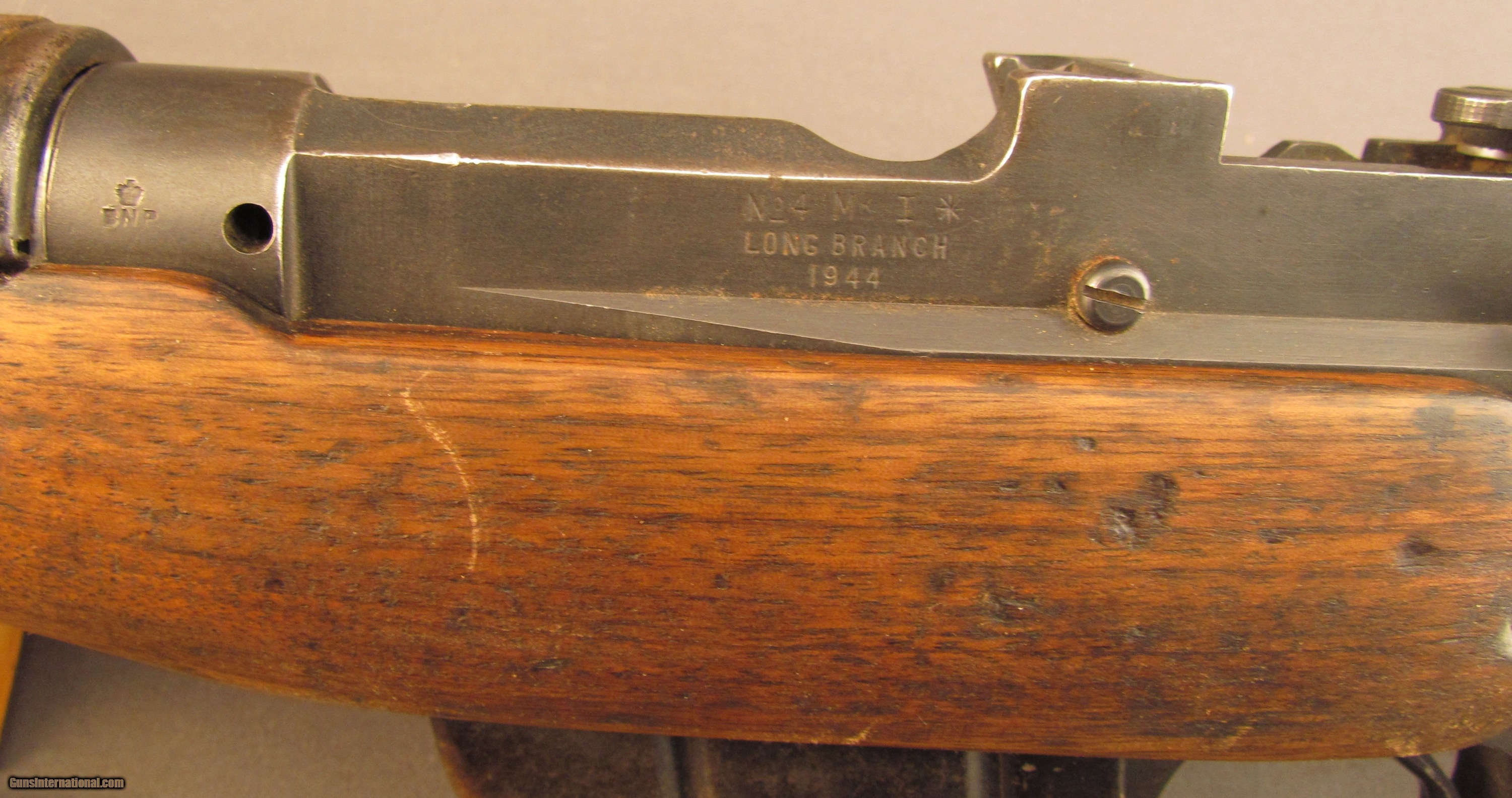 SOLD**1944 WW2 Canadian Lend Lease Long Branch Lee Enfield No.4 Mk.I* Rifle  in .303 British Caliber ** All-Matching Fazakerly FTR Rifle