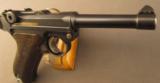German Police P.08 Luger Rework Pistol - 3 of 12