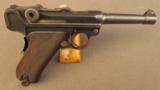 Dutch Luger Pistol with Medical Service Markings - 1 of 11