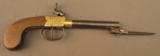 British Percussion Pistol with Bayonet by Sutherland - 1 of 22