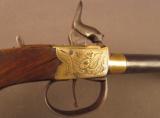 British Percussion Pistol with Bayonet by Sutherland - 3 of 22