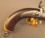 French Model 1837 Navy Pistol by Tulle - 2 of 12