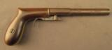 Underhammer Percussion Boot Pistol by Ashton - 1 of 12