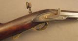 Unusual Billinghurst Mule-Ear Percussion Plains Rifle - 1 of 12
