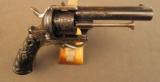 Cased Lefaucheaux Pocket Revolver - 2 of 12