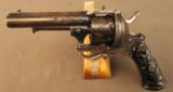 Cased Lefaucheaux Pocket Revolver - 7 of 12