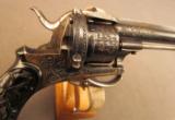 Cased Lefaucheaux Pocket Revolver - 4 of 12