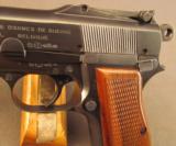 Belgian Pre-War High Power Pistol with Holster - 6 of 12