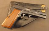 Belgian Pre-War High Power Pistol with Holster - 1 of 12