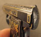 Browning Engraved and Gold Inlaid .25 Baby Model Pistol - 8 of 12