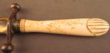 European Bone-Handled Dirk with Naval Motif - 5 of 13