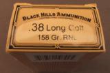 Black Hills Ammo Box of 50 38 Long Colt - 2 of 2