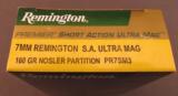 Remington 7 MM, SA, Ultra Mag 160 Nosler Cartridge - 2 of 2