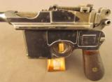 Mauser Standard Pre-War Commercial Broomhandle Pistol - 7 of 12