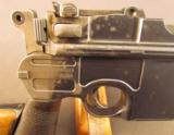 Mauser Standard Pre-War Commercial Broomhandle Pistol - 4 of 12