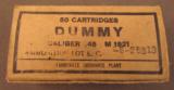 Scarce Full Box of WW2 45 Dummy Cartridge - 1 of 4