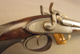 Cased British Percussion Double Gun by George Wilson - 5 of 25