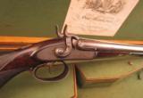 Cased British Percussion Double Gun by George Wilson - 1 of 25